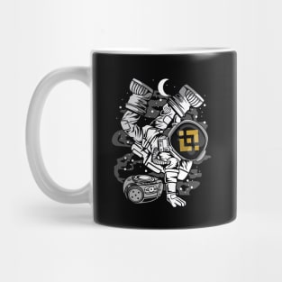 Hiphop Astronaut Binance BNB Coin To The Moon Crypto Token Cryptocurrency Wallet Birthday Gift For Men Women Kids Mug